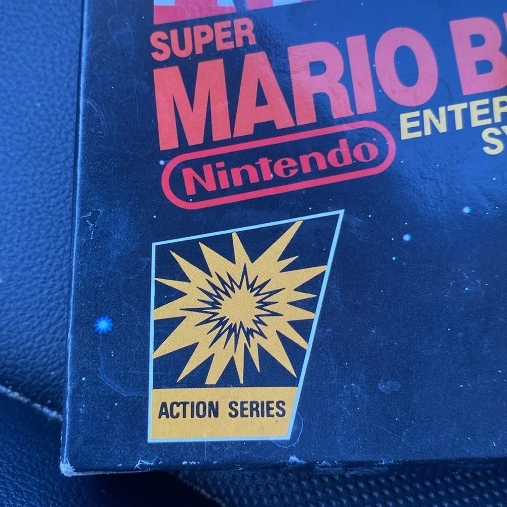 NES Super Mario Bros 7th Printing CIB Game Tested Working Cart Authentic